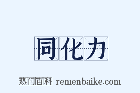 同化力是什么意思的图片
